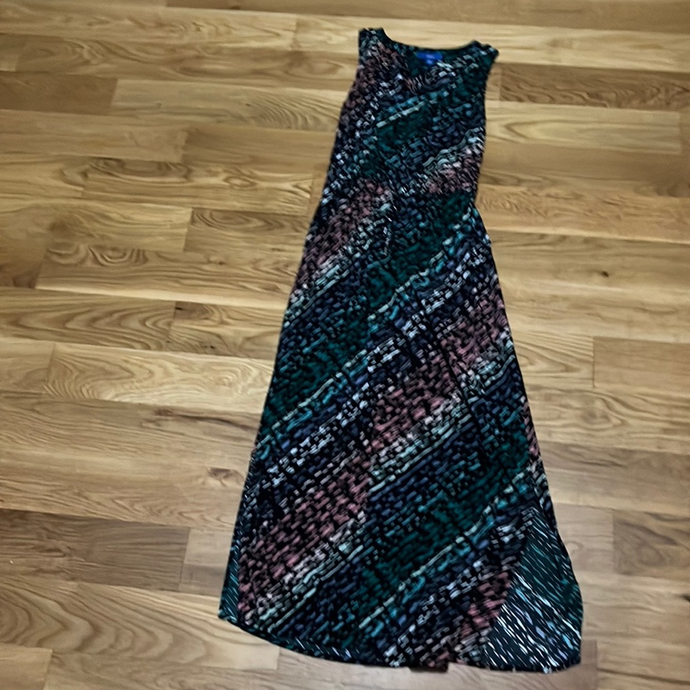 Black with multicolored pattern